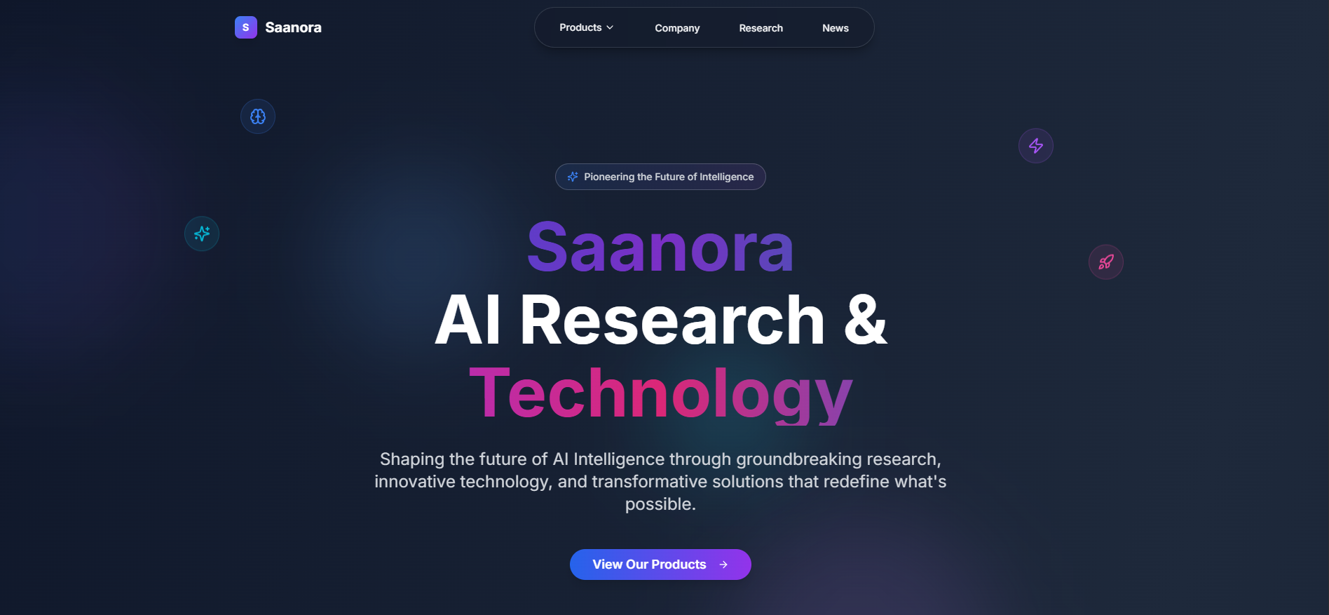 Saanora Home Screenshot